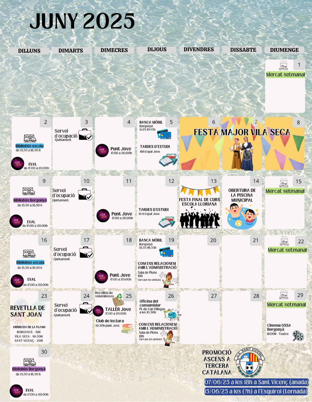 AGENDA MENSUAL 2025
