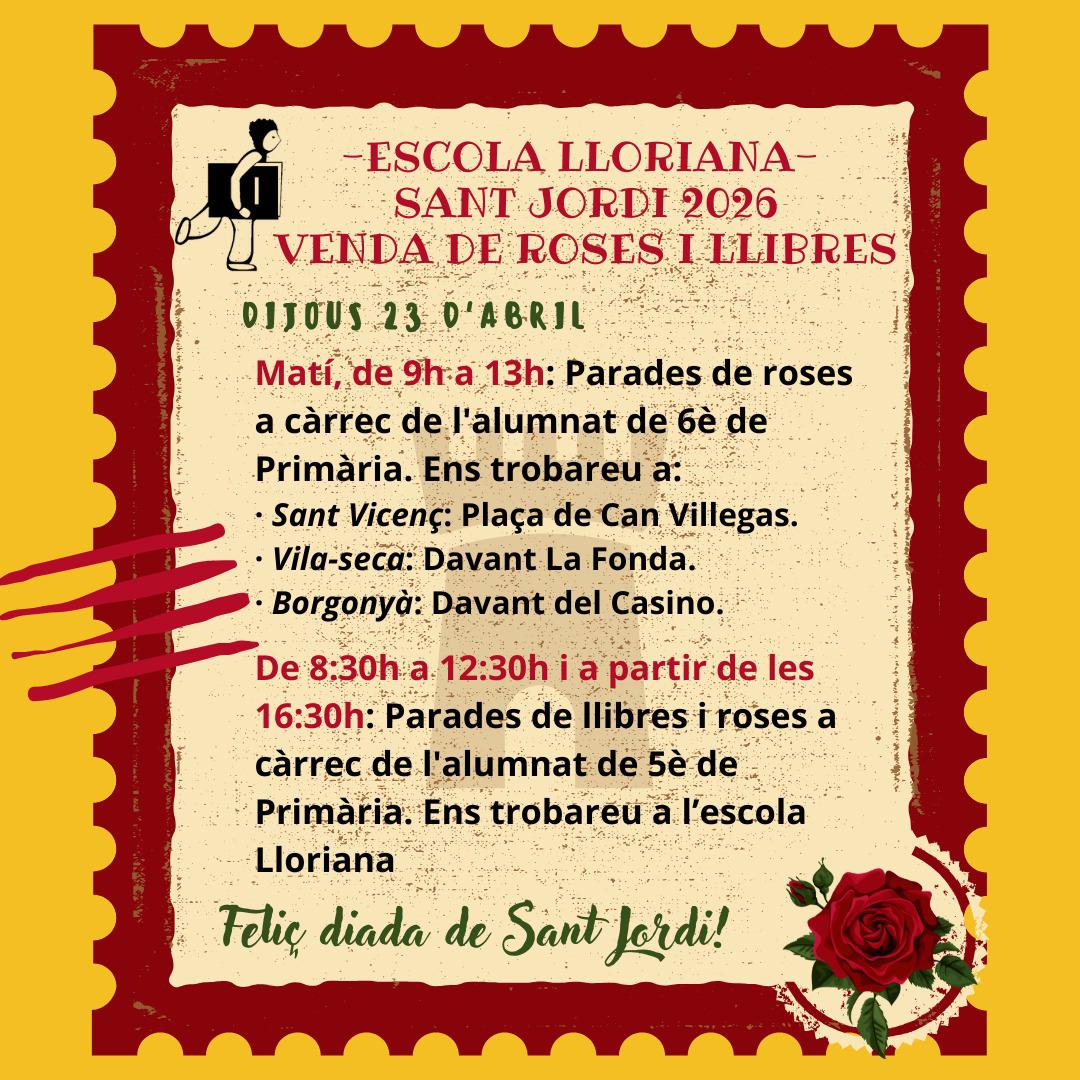 GAUDIU DE LA DIADA DE SANT JORDI AL MUNICIPI