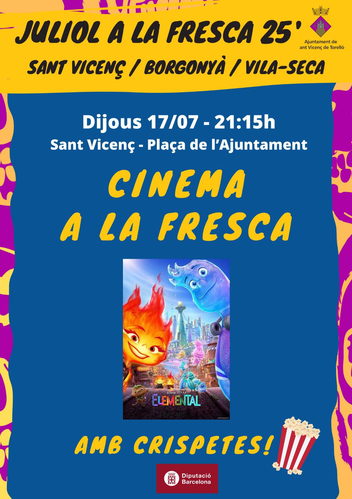 JULIOL A LA FRESCA - CINEMA A LA FRESCA
