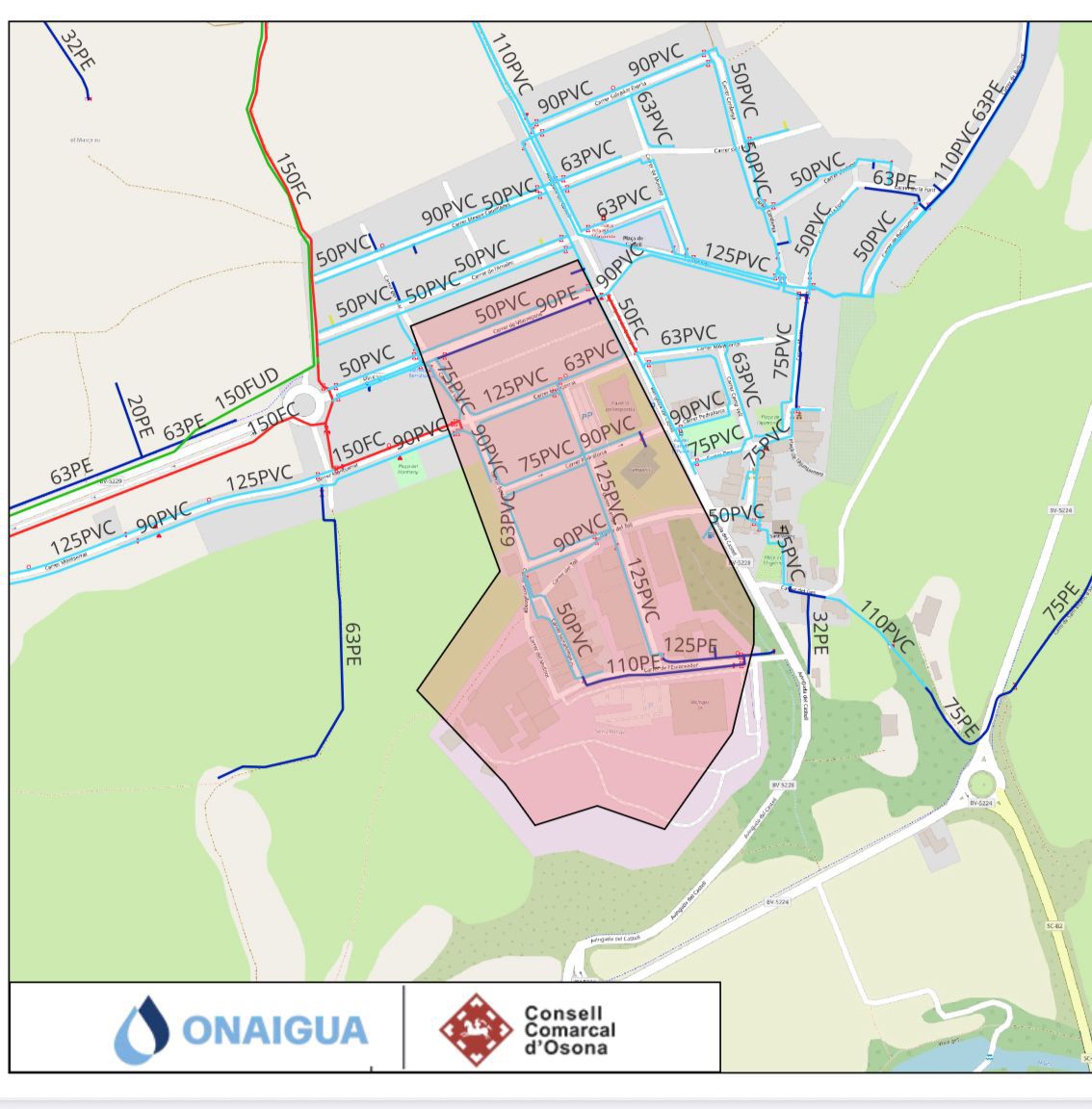 TALL D'AIGUA A SANT VICEN&Ccedil;