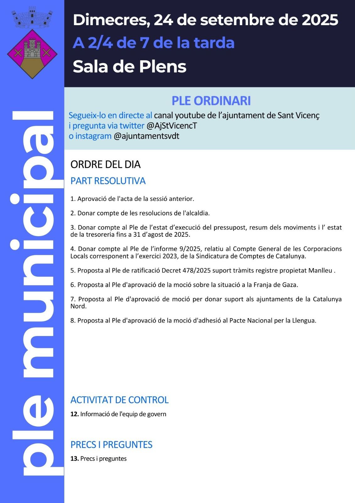 PLE ORDINARI