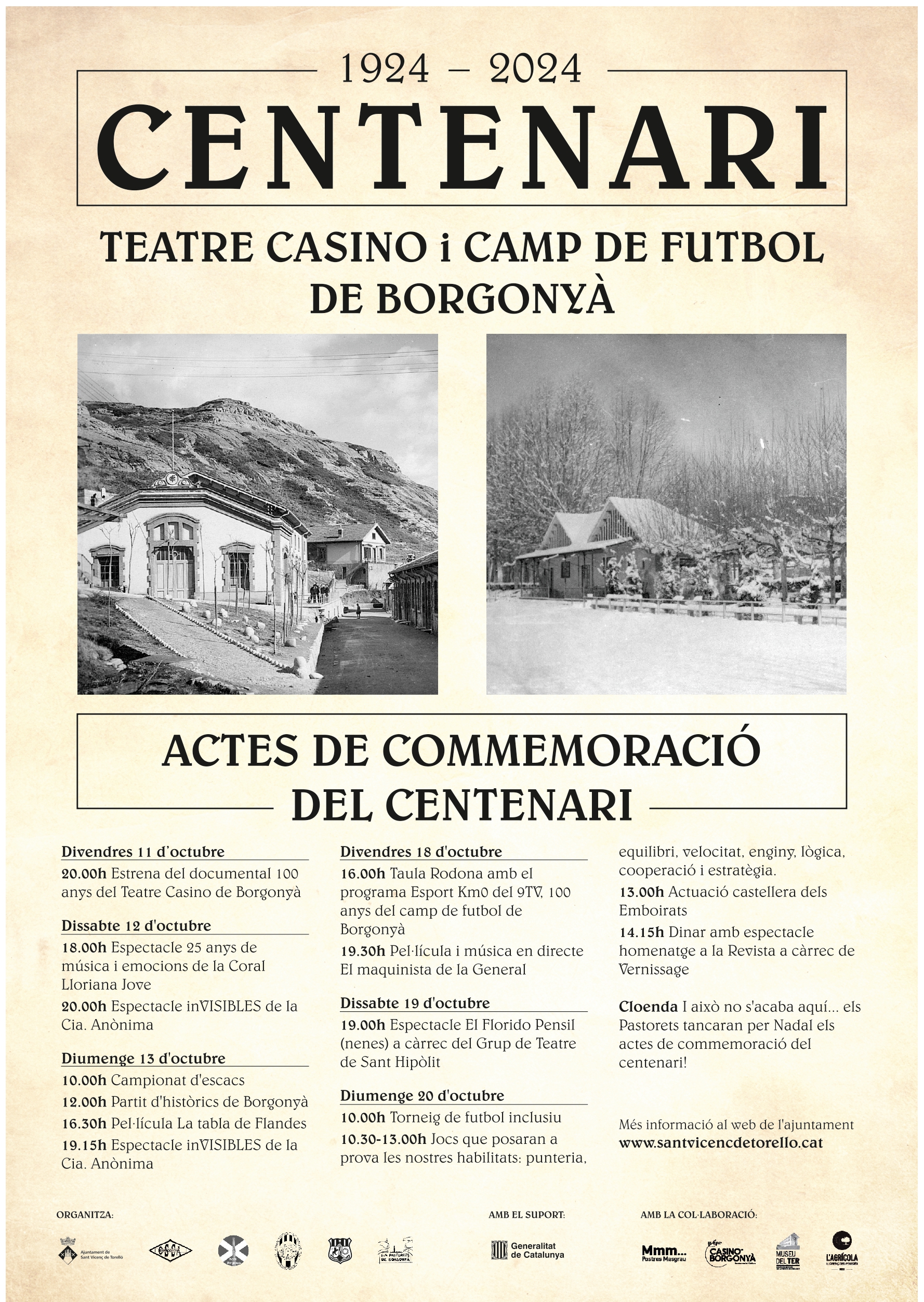 ACTES DE COMMEMORACIÓ DEL CENTENARI